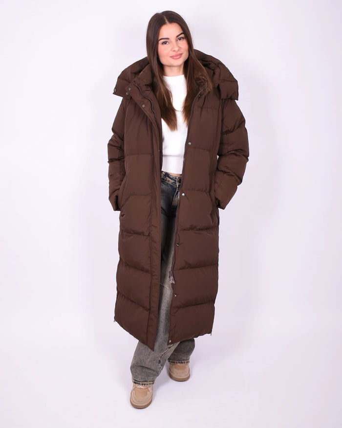 Maxi puffer coat
