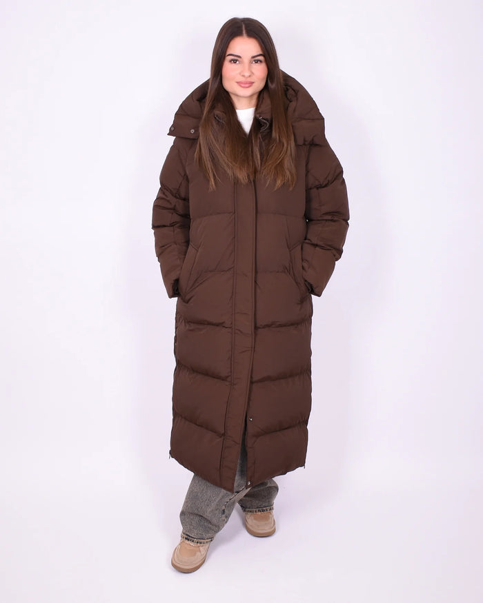 Maxi puffer coat
