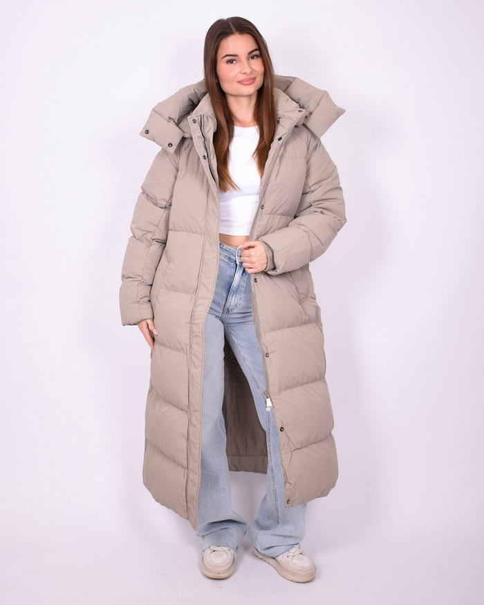 Maxi puffer coat