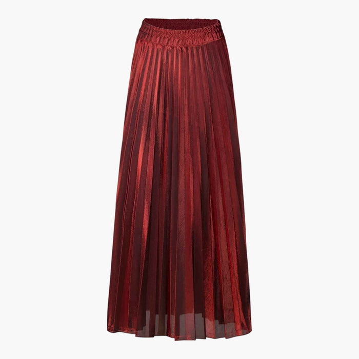 Dani Pleated Skirt Red