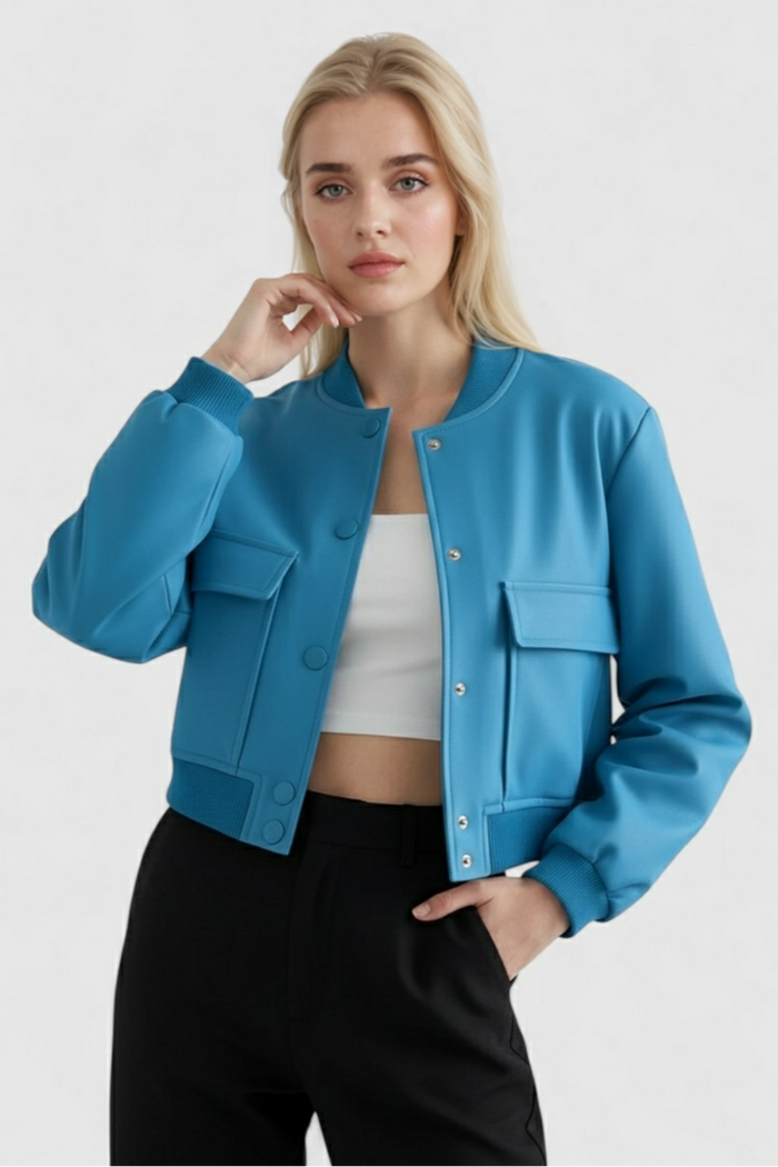 June Bomber Jacket Blue