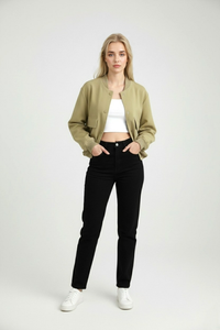 June Bomber Jacket Olive Green