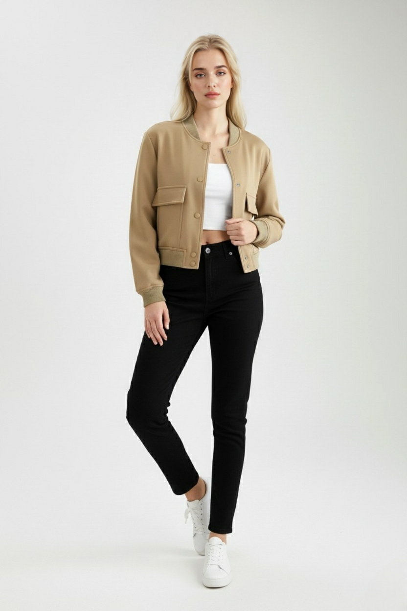 June Bomber Jacket Khaki