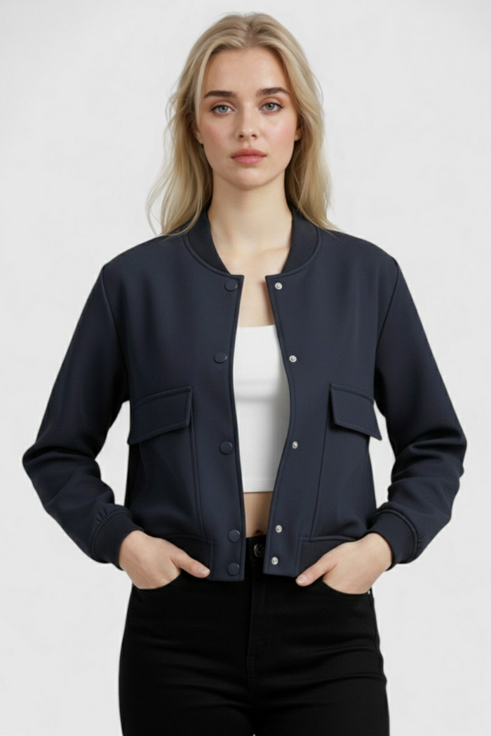 June Bomber Jacket Navy