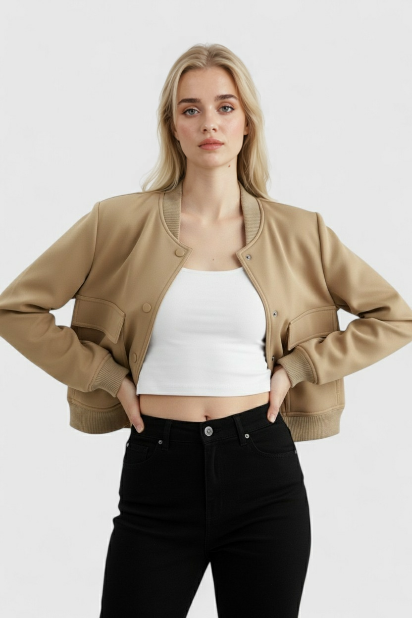 June Bomber Jacket Khaki