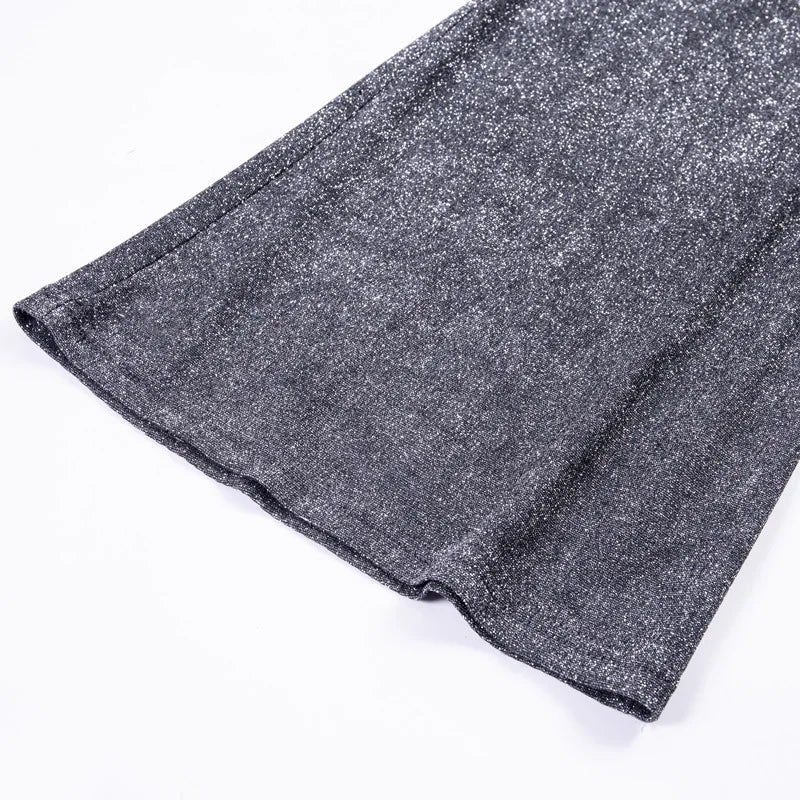 Luna High Waisted Glittery Pants